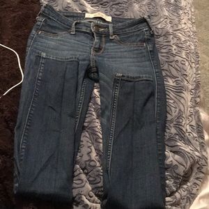 Blue Hollister skinny jeans size 00R